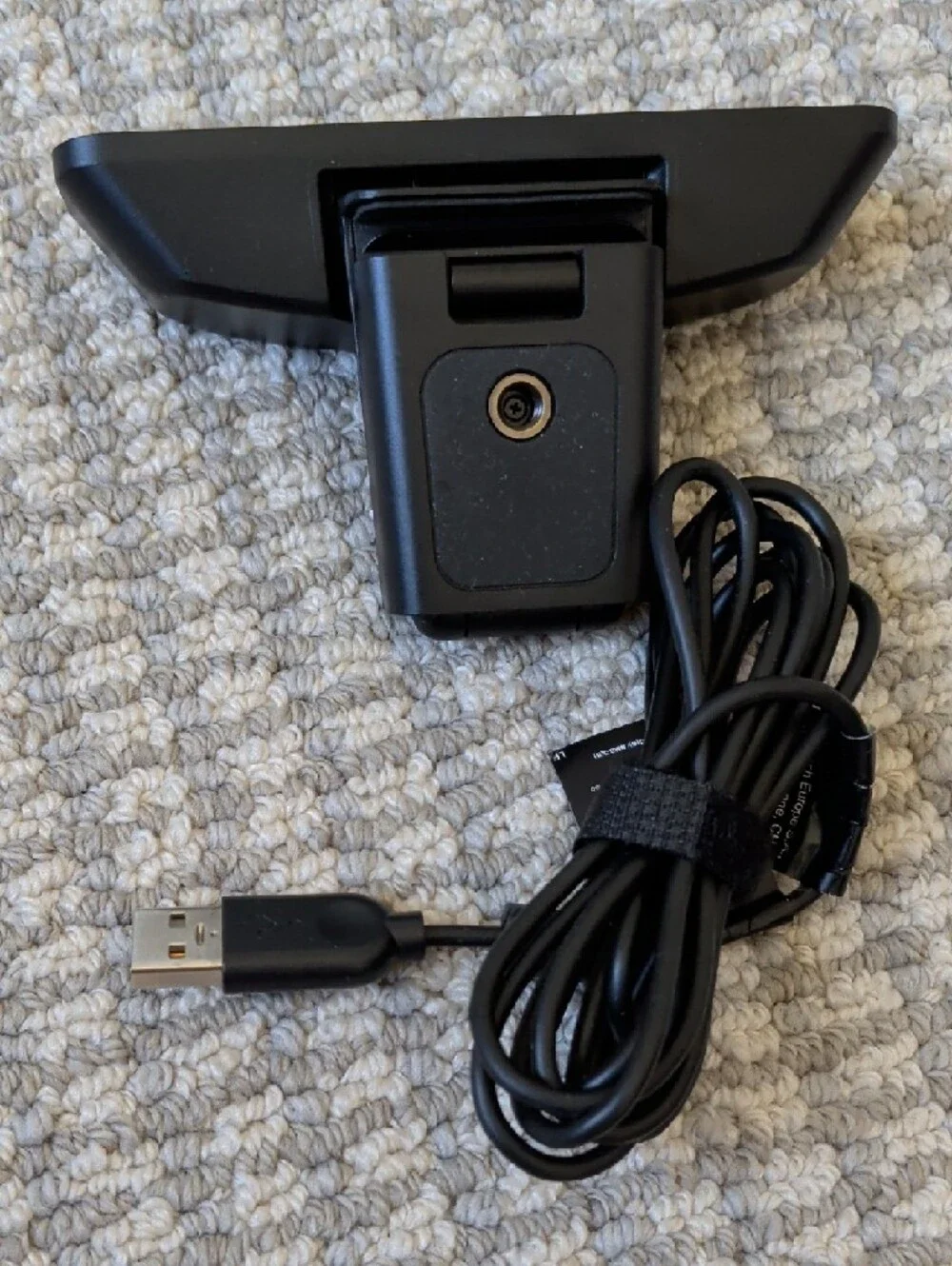 Logitech Black USB Webcam with Integrated Mic and Clip
